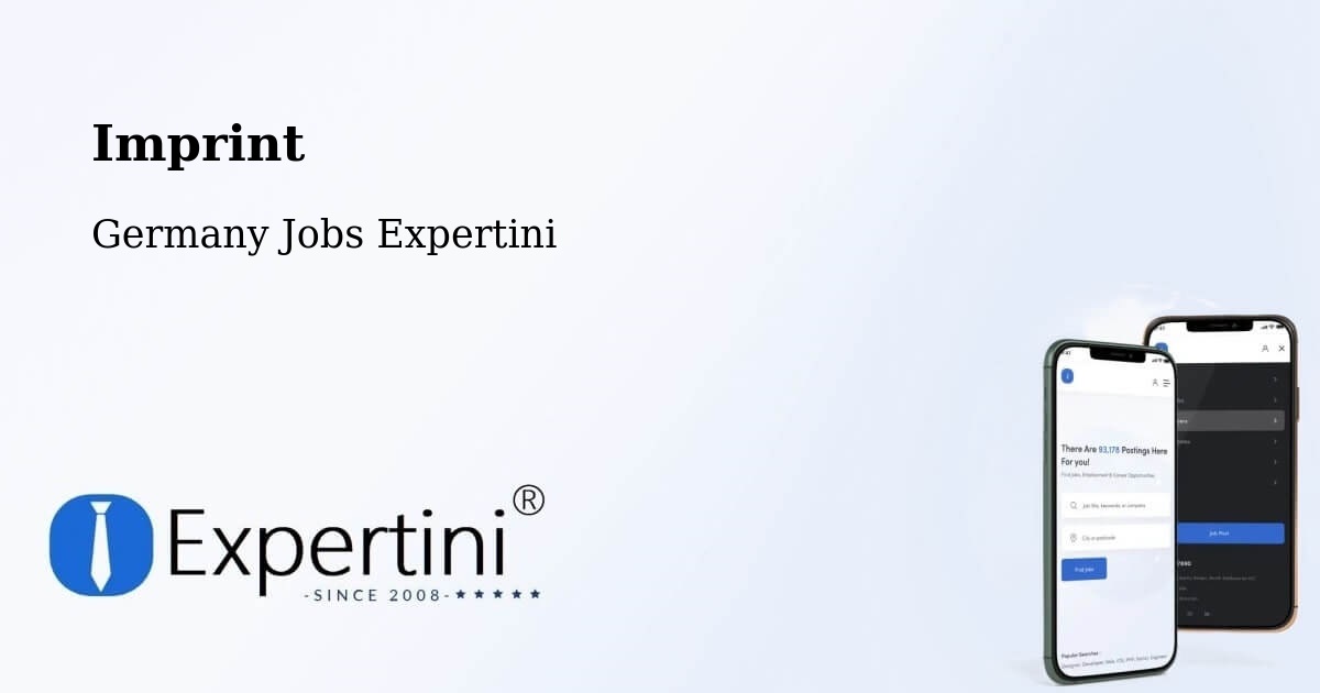Imprint – Ketzin - Germany Jobs Expertini
